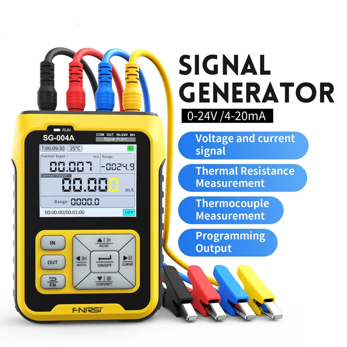 FNIRSI SG-003A &ndash; Multifunctional Signal Generator with PT100 Calibration