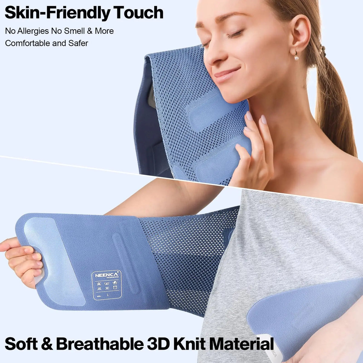 NEENCA Back Support Brace Adjustable Lumbar Support Belt Waist Wrap for Lower Back Pain Relief, Injuries, Sciatica, Scoliosis