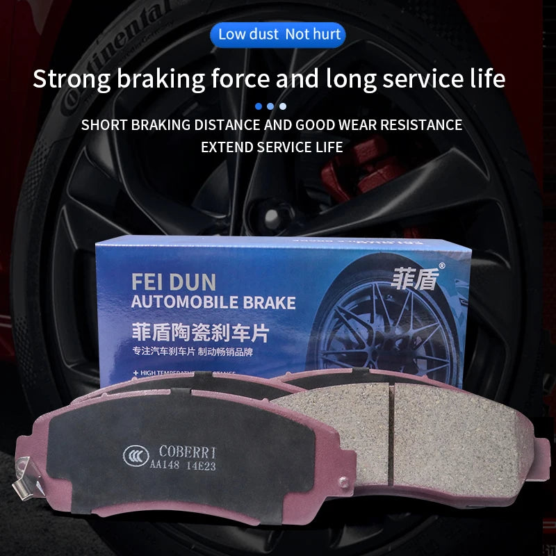 Auto Brake Systems Front Rear Brake Pads &ndash; Ceramic Formula