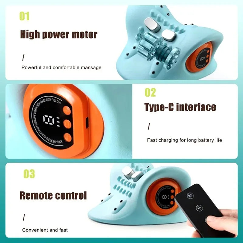 Electric Cervical Massager Neck Stretcher &ndash; Pain Relief