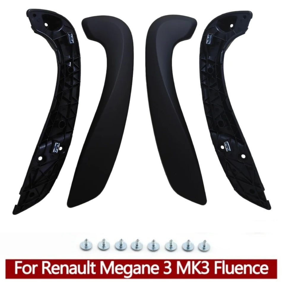 Front Interior Door Handle Black For Renault Megane 3 Fluence