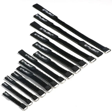 5pcs 10X100mm / 10X130mm IFlight Magic Sticker Tape Nylon Lipo Battery Strap Belt Reusable Cable Tie Wrap for FPV RC Battery by InterCyprus Trading Ltd
