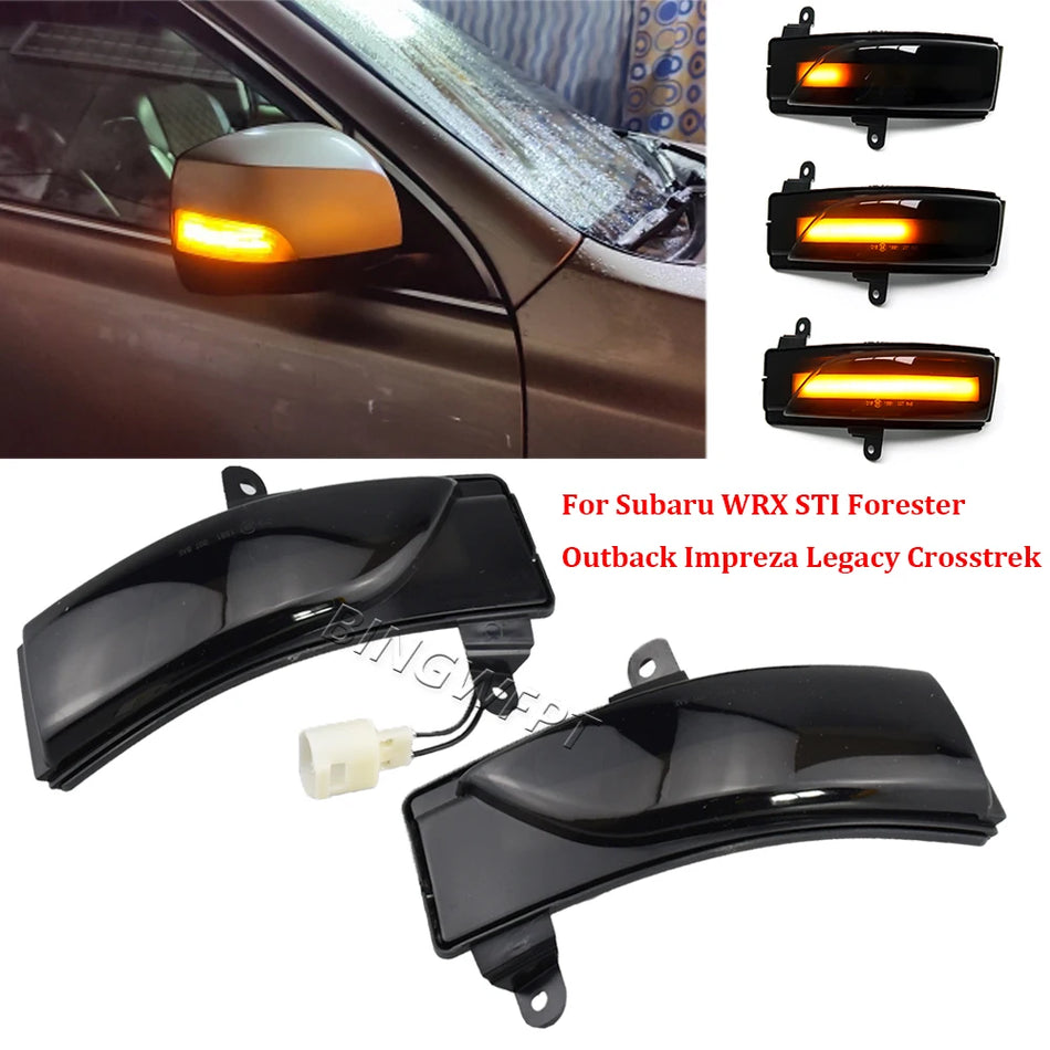 Indicator LED de semnalizare dinamică pentru oglinda laterală a Subaru Forester SJ