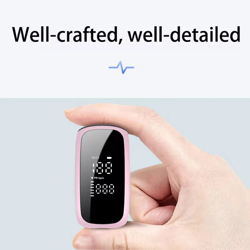 Medical Finger Pulse Oximeter - Fast 8 Second Readings