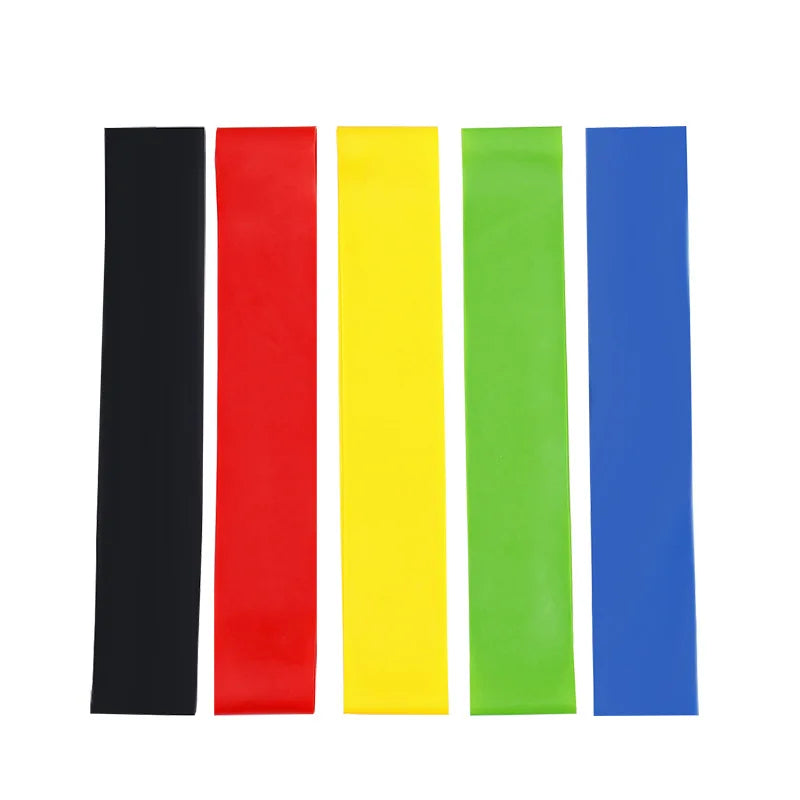 Various Color Yoga Resistance Bands for Home Fitness &amp; Strength Training 5pcs
