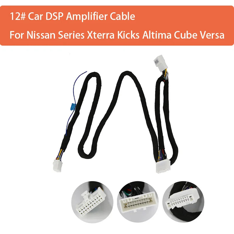 Cablu Amplificator DSP Auto cu Plug ISO pentru Nissan Kicks Altima Versa