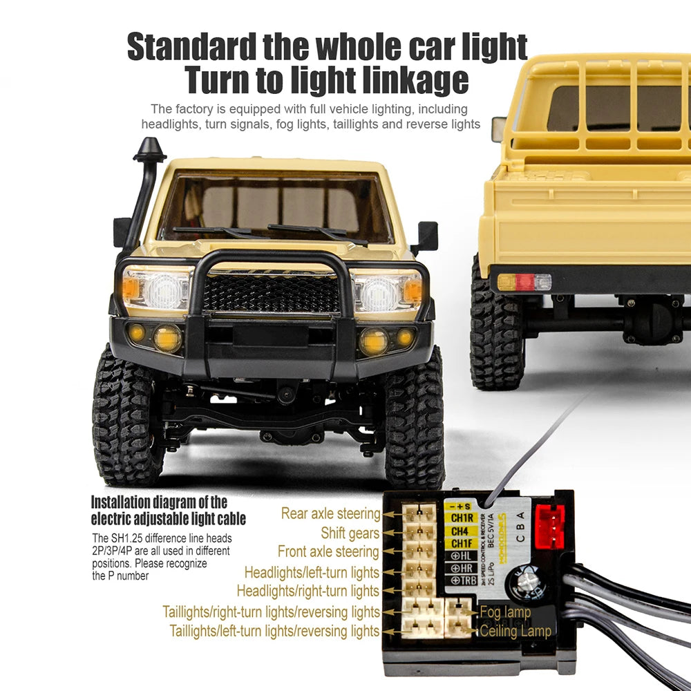 UCX1801PRO RC Car &ndash; Brushless 2.4GHz 4WD Off Road Cruiser