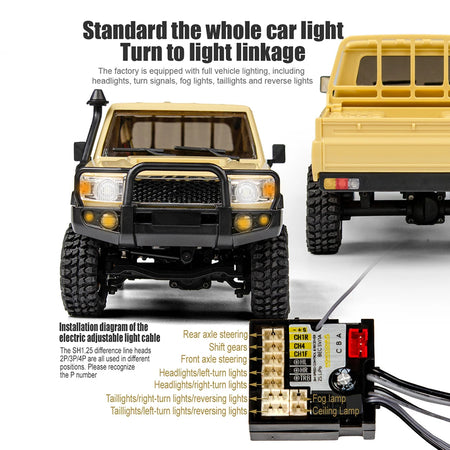 UCX1801PRO RC Car &ndash; Brushless 2.4GHz 4WD Off Road Cruiser