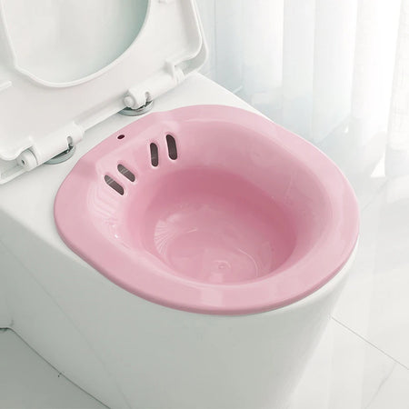 Toilet Seat Bidet Sitz Bath Tub Postpartum Care &ndash; Comfort Pink