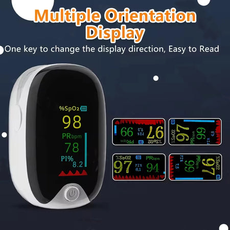 ALIWUZN Finger Clip Pulse Oximeter &ndash; TFT OLED Display