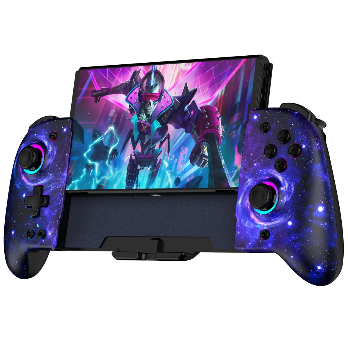 BEBONCOOL JC200 Hall Effect All-in-one Joycon For Nintendo Switch/Switch OLED 6-Axis Gyro Double Motor Vibration Gamepad by InterCyprus Trading Ltd