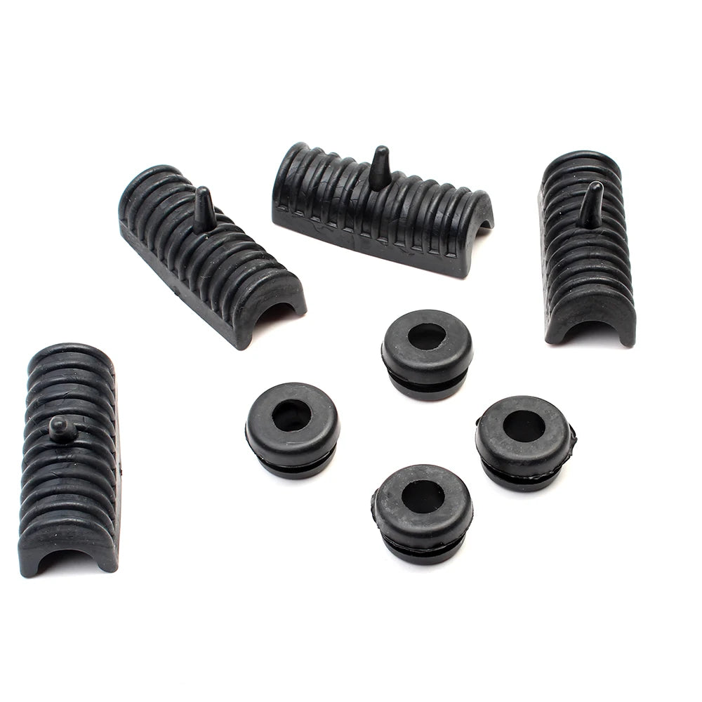 Motorcycle Black Hard Saddlebag Support Cushion &ndash; Durable Protection for Harley Touring Models