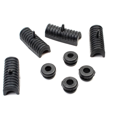 Motorcycle Black Hard Saddlebag Support Cushion &ndash; Durable Protection for Harley Touring Models