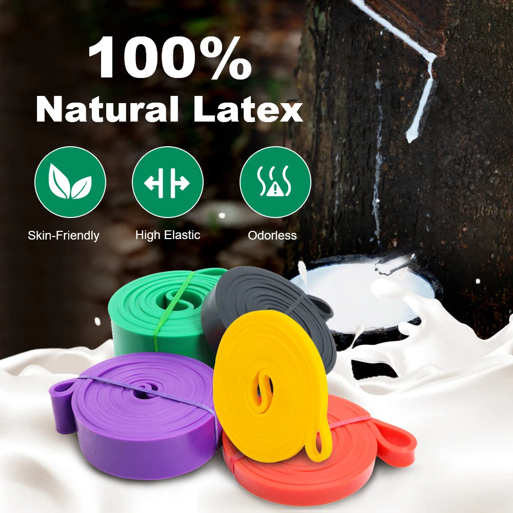 5-120lbs Fitness Resistance Bands for Boxing, Agility Training, Yoga, Pilates, Home Gym