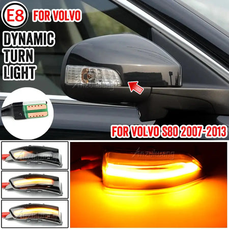 LED Dynamic Turn Signal Lights for Volvo C30 S40 S60 V50 V70 by InterCyprus Trading Ltd