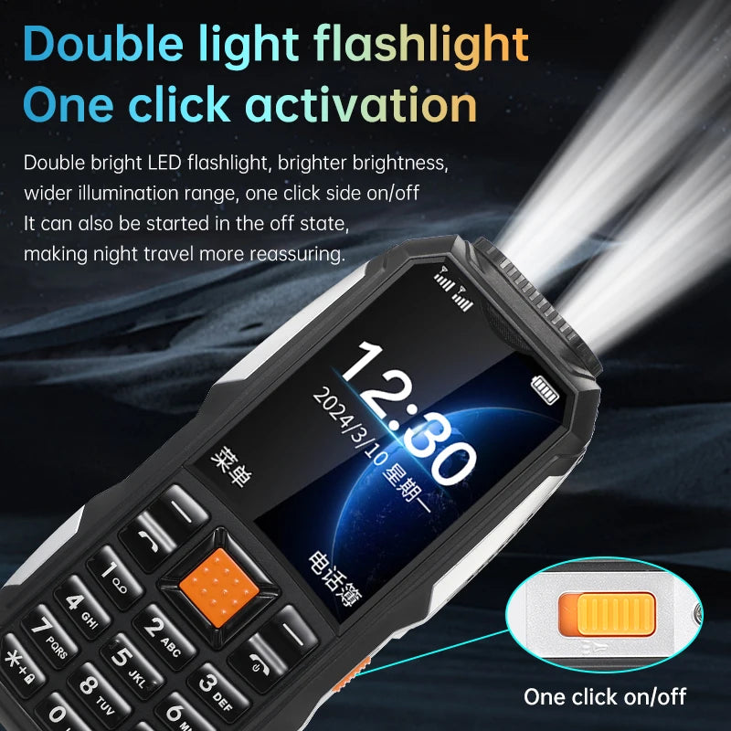 MAFAM Rugged Outdoor Phone &ndash; Push Button Dialing FM Radio