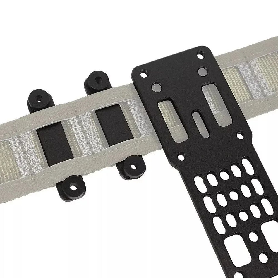 Taktični pištolski holster adapter za nogo z QLS združljivo kovinsko ploščo