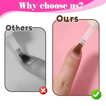 20pcs Disposable Nail Polish Brushes with Box Wood Handle Gel Polish Replacement Brush Box Set for Dip Base Coat Salon Tools by InterCyprus Trading Ltd