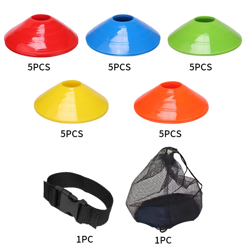 High-Quality Agility Disc Cones for Training - 25PCS or 50PCS 25pcs