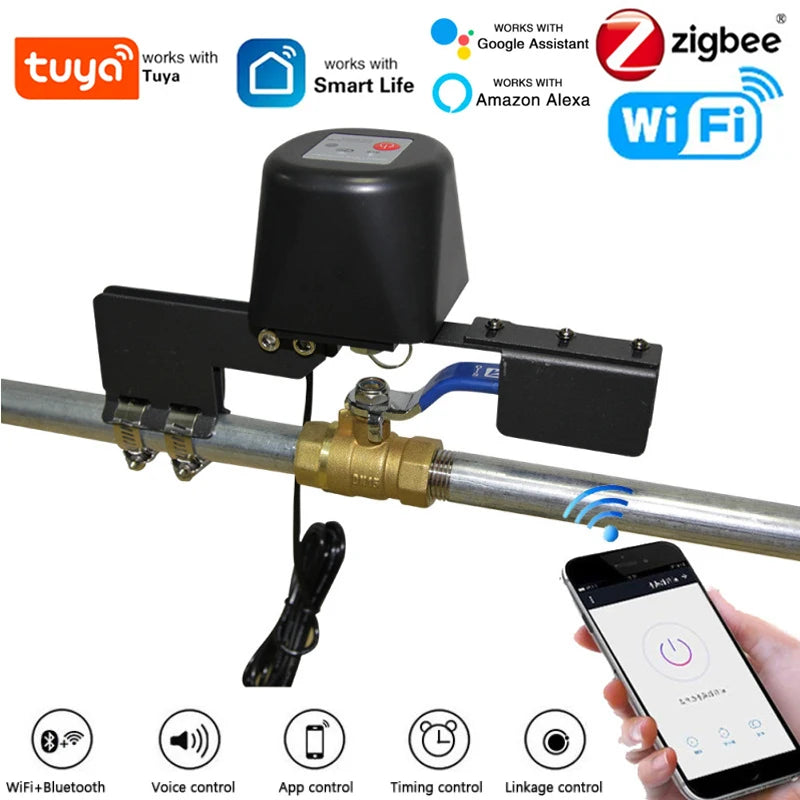 Tuya WiFi Gas Water Heater Valve Controller &ndash; Remote Access