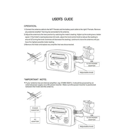DVB-T Digital TV Antenna Finder with Compass Aerial Terrestrial Signal Meter Pointer TV Satellite Receiver Systems