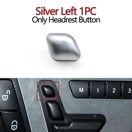 Car Left Right Seat Adjust Switch Control Button Cover Replacement For BENZ C GLK E ML GL Class W204 C204 X204 W212 W207 W166 by InterCyprus Trading Ltd