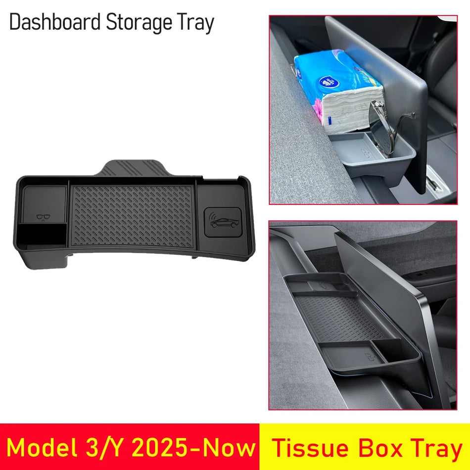 Dashboard Organizer Tray For Tesla Model 3 And Model Y