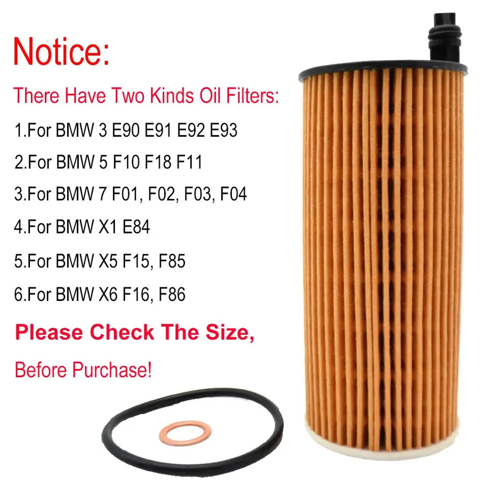 11428507683 Engine Oil Filter For Toyota Avensis BMW X1 114d 120d 220d 318d 330d 430d 435d 525d 730d E84 E93 F04 MINI Clubman by InterCyprus Trading Ltd