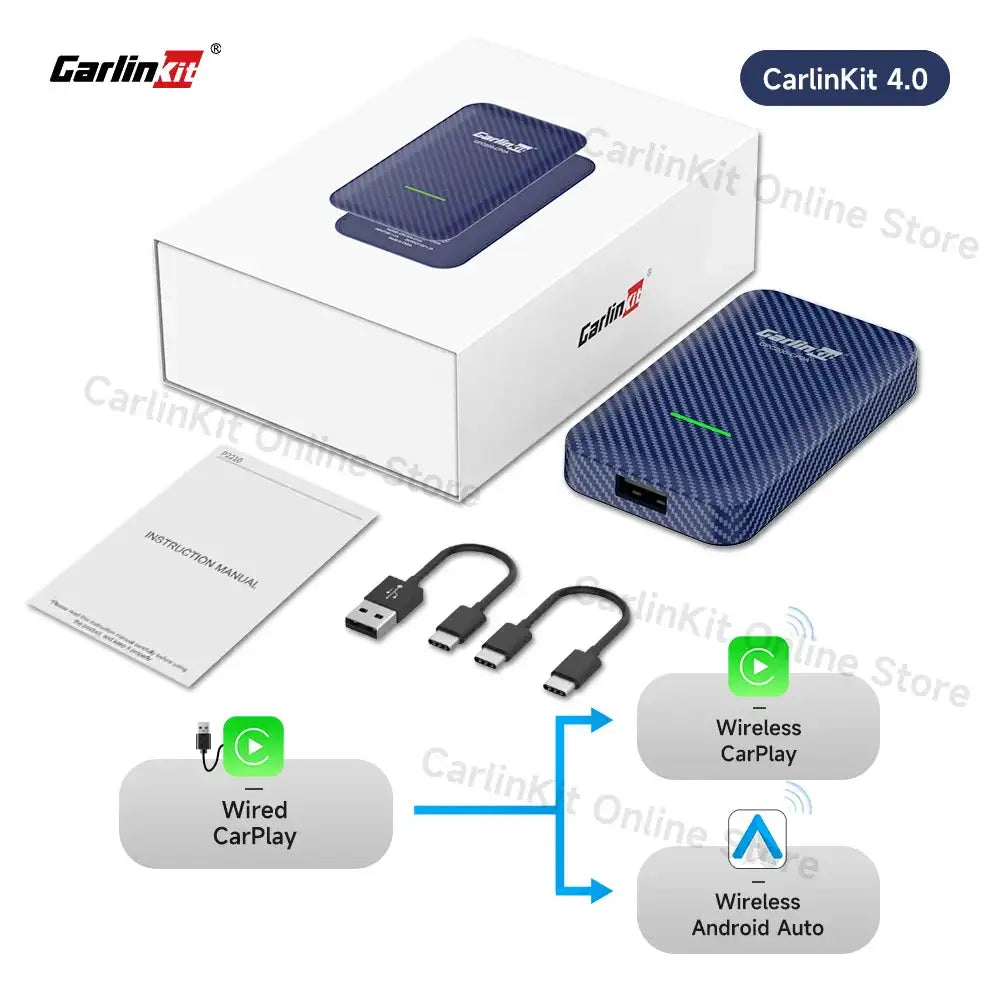 Carlinkit 3.0 And 4.0 Wireless CarPlay Android Auto Box CarlinKit 4.0 / CarPlay and Android