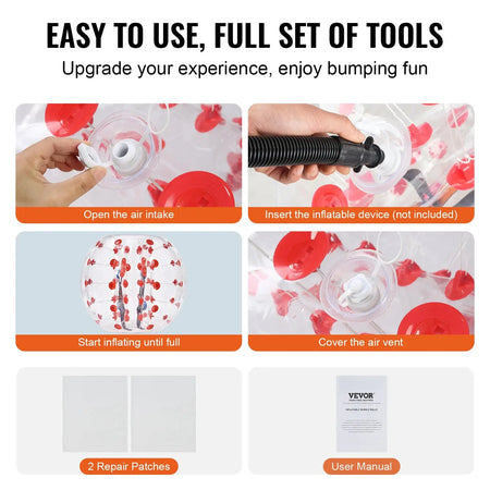 4FT Inflatable Bumper Ball Zorb &ndash; Thick 0.8mm PVC