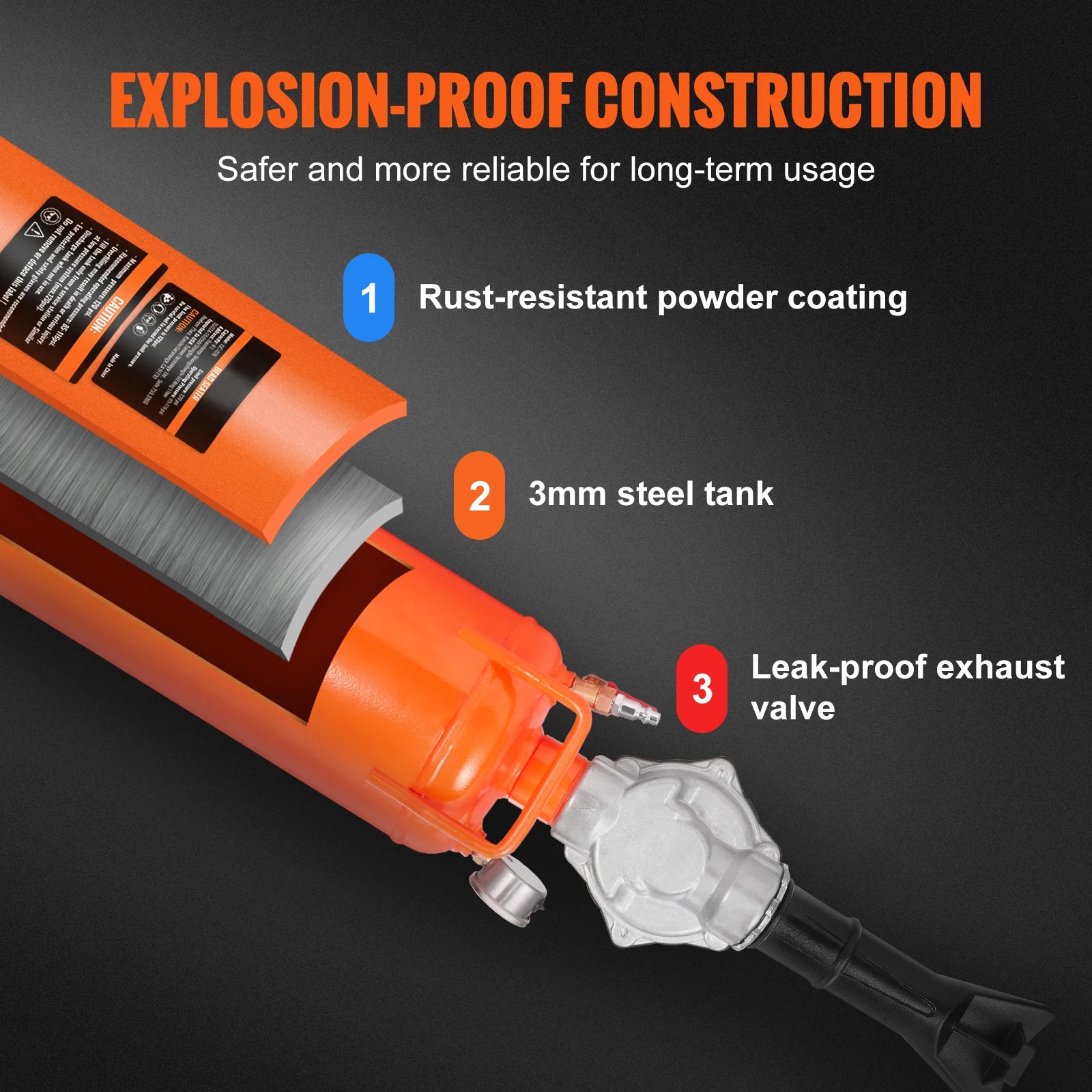SucceBuy Tire Bead Seater 8L 9L Air Bead Blaster &ndash; Portable
