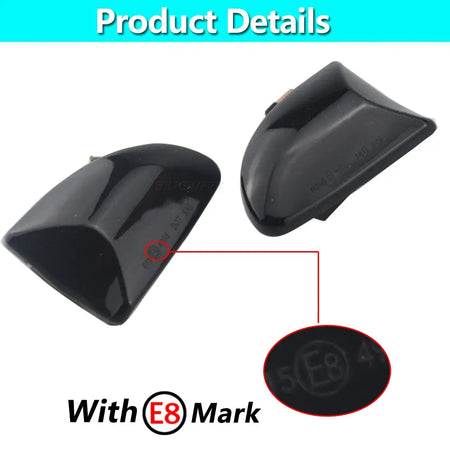 Dynamic Car Blinker Side Mirror Marker Turn Signal Lights Lamp Accessories For Smart Fortwo 451 MK1 MKII 2007-2015 by InterCyprus Trading Ltd