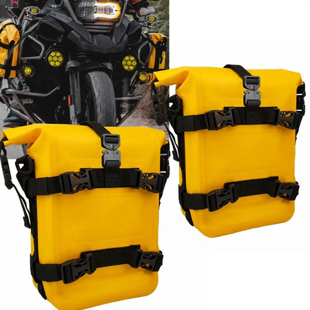 1-2PC Motorcycle Frame Crash Bars Waterproof Bag Bumper Repair Tool Placement Bag by InterCyprus Trading Ltd