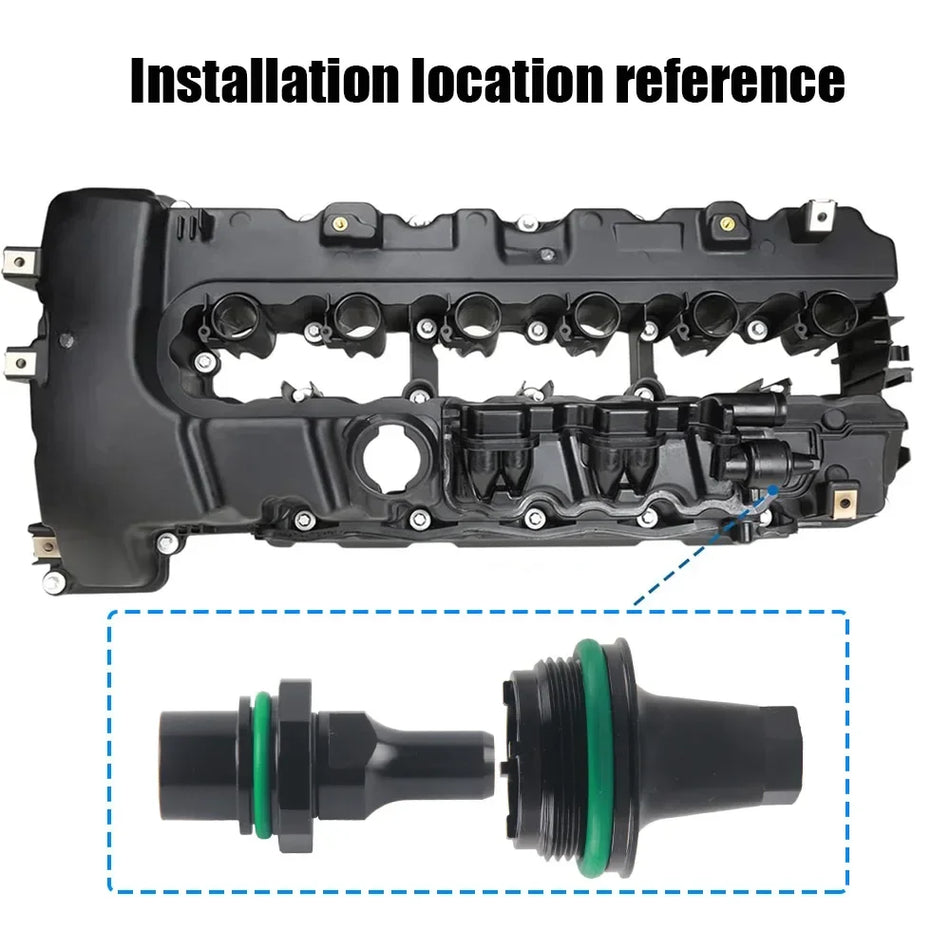 Комплект крышки клапана PCV из алюминия для BMW N54 E90 E91 E92 E82 E60