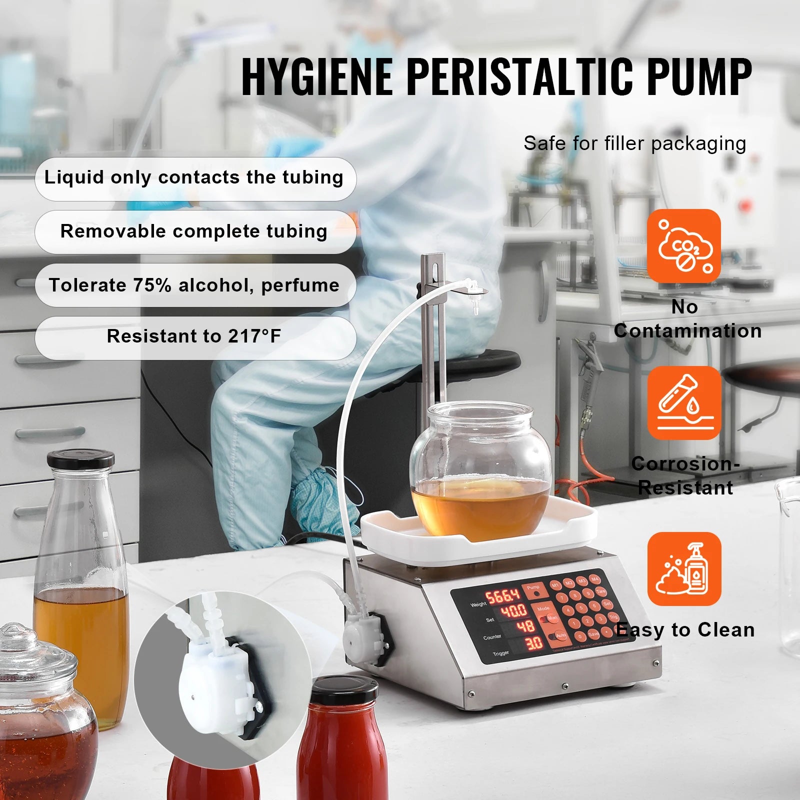 SucceBuy 5-50g/5-300g Liquid Filling Machine &ndash; Smart Control