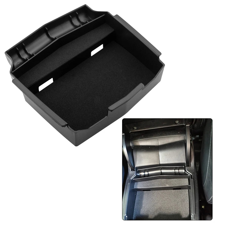Armrest Storage Box For Honda CR-V, ABS Plastic Car Organizer With Rubber Backing