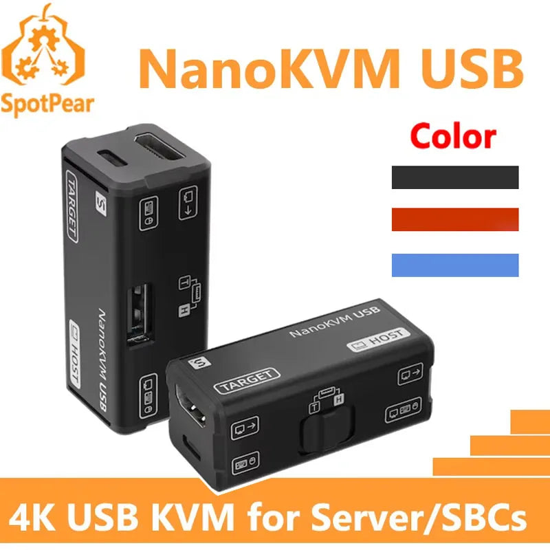 Sipeed NanoKVM USB: Compact 4K KVM Tool for Servers and SBCs