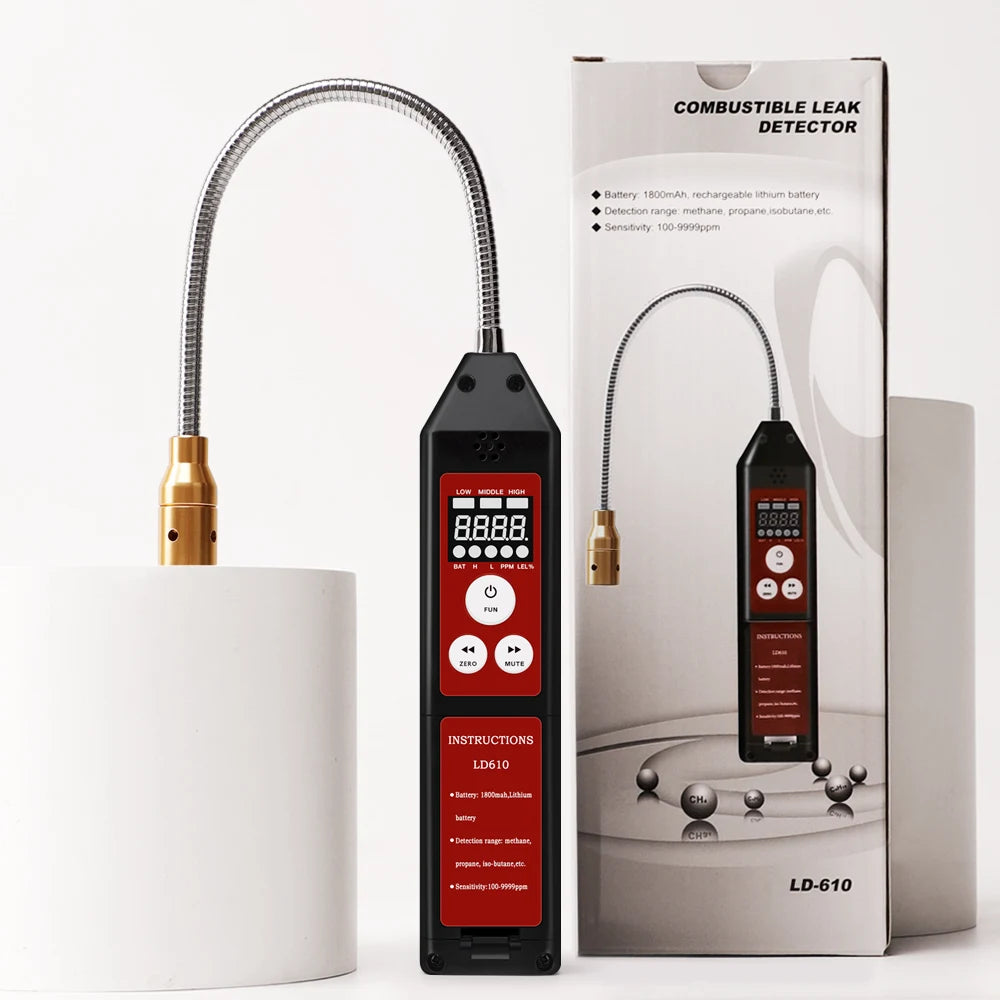 LD610 Gas Leak Detector &ndash; Accurate Measurement Range 100-9999ppm