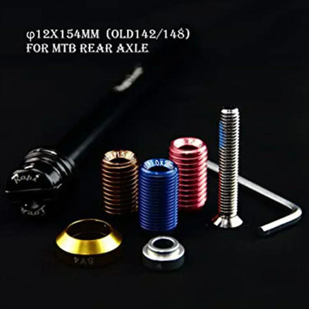 DT Road Disc Gravel MTB Mountain Bike Wheels Thru Axle Adapter &ndash; Tool-Free Integrated Lever Design 154x12mm MTB Rear