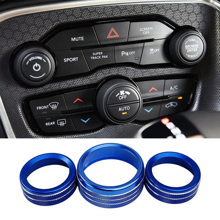 Dodge Challenger Radio Volume Knob Ring Cover Switch