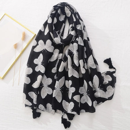 Floral Brand Scarf &ndash; Elegant Fashion Accessory for Women