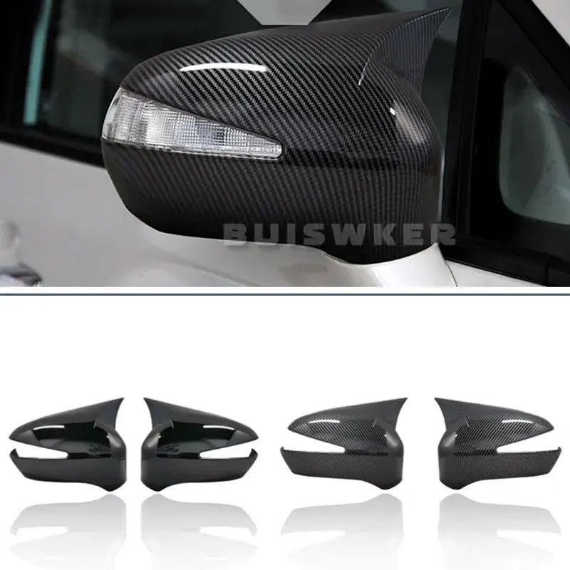 Honda Civic 8th Gen Veidrodžio Dangtelis Anglies Pluošto Išvaizda Juodas