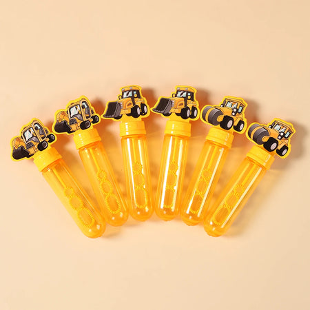 Engineering Vehicle Bubble Tube Soap Bottle Construction Birthday Party Decor Kids Favors Toys for Guests Gifts Baby Shower