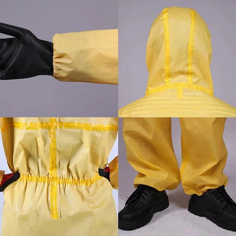 Chemical Protective Suit Coverall &ndash; Acid Alkali Resistant
