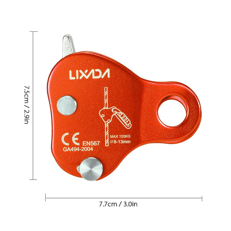 Lixada Climbing Ascender &ndash; Anodized Aluminum Build