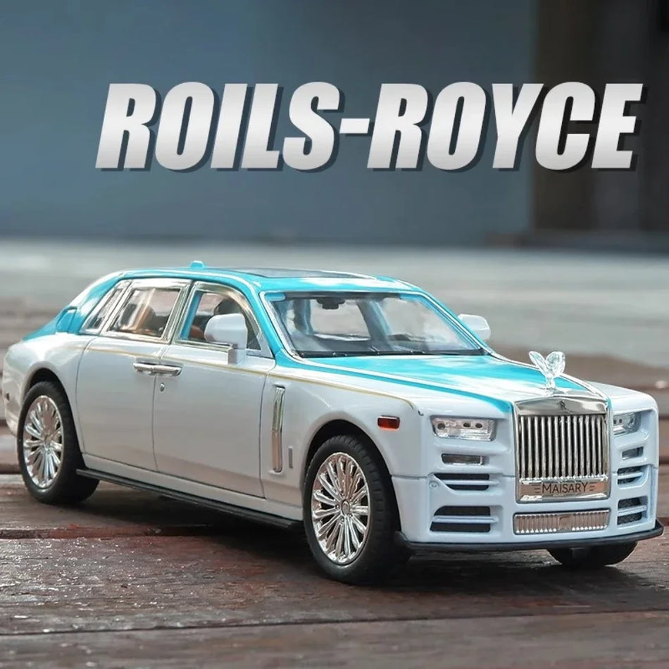 Model avtomobila iz zlitine s svetlobo in zvokom za Rolls-Royce Phantom