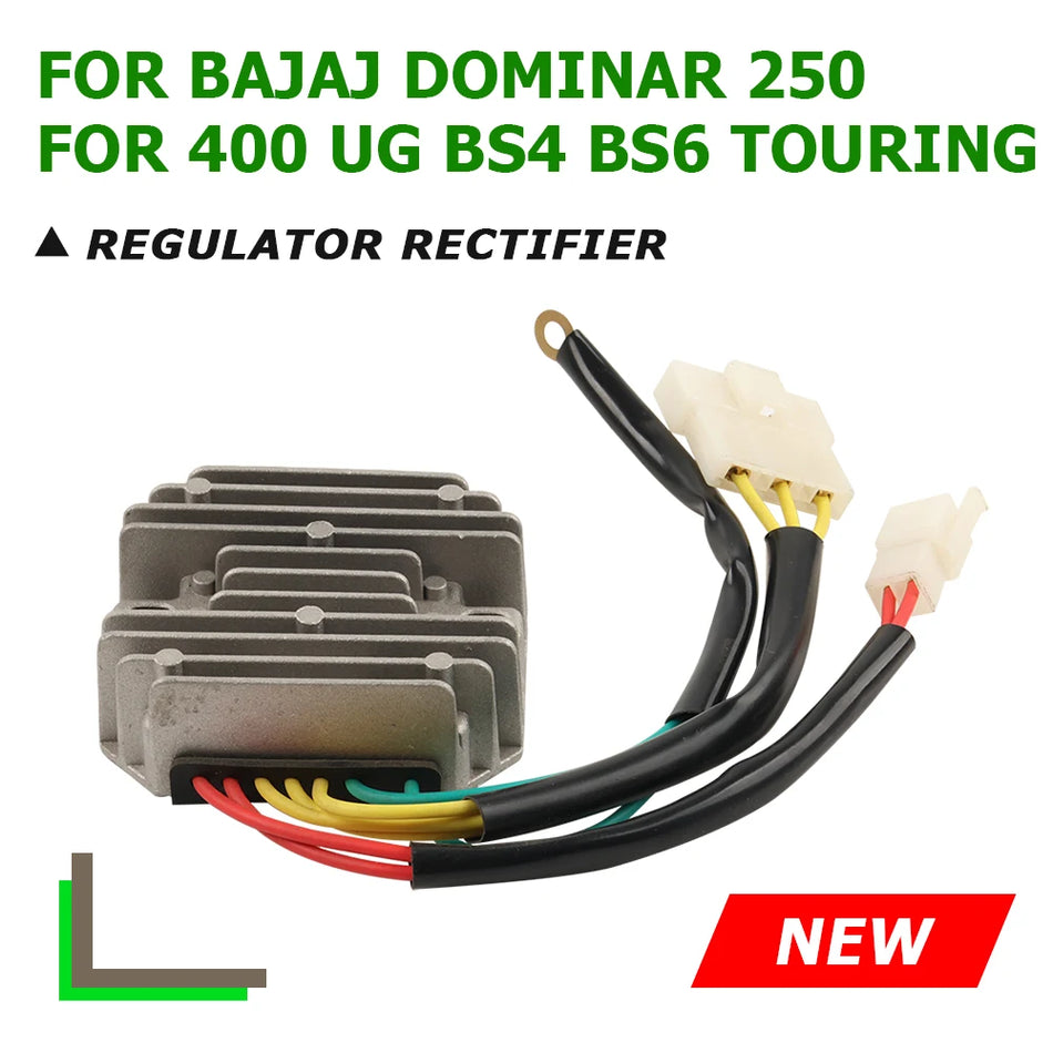 Bajaj Dominar 250 400 spänningsregulator likriktare, tillverkad av högkvalitativ metall, plug and play