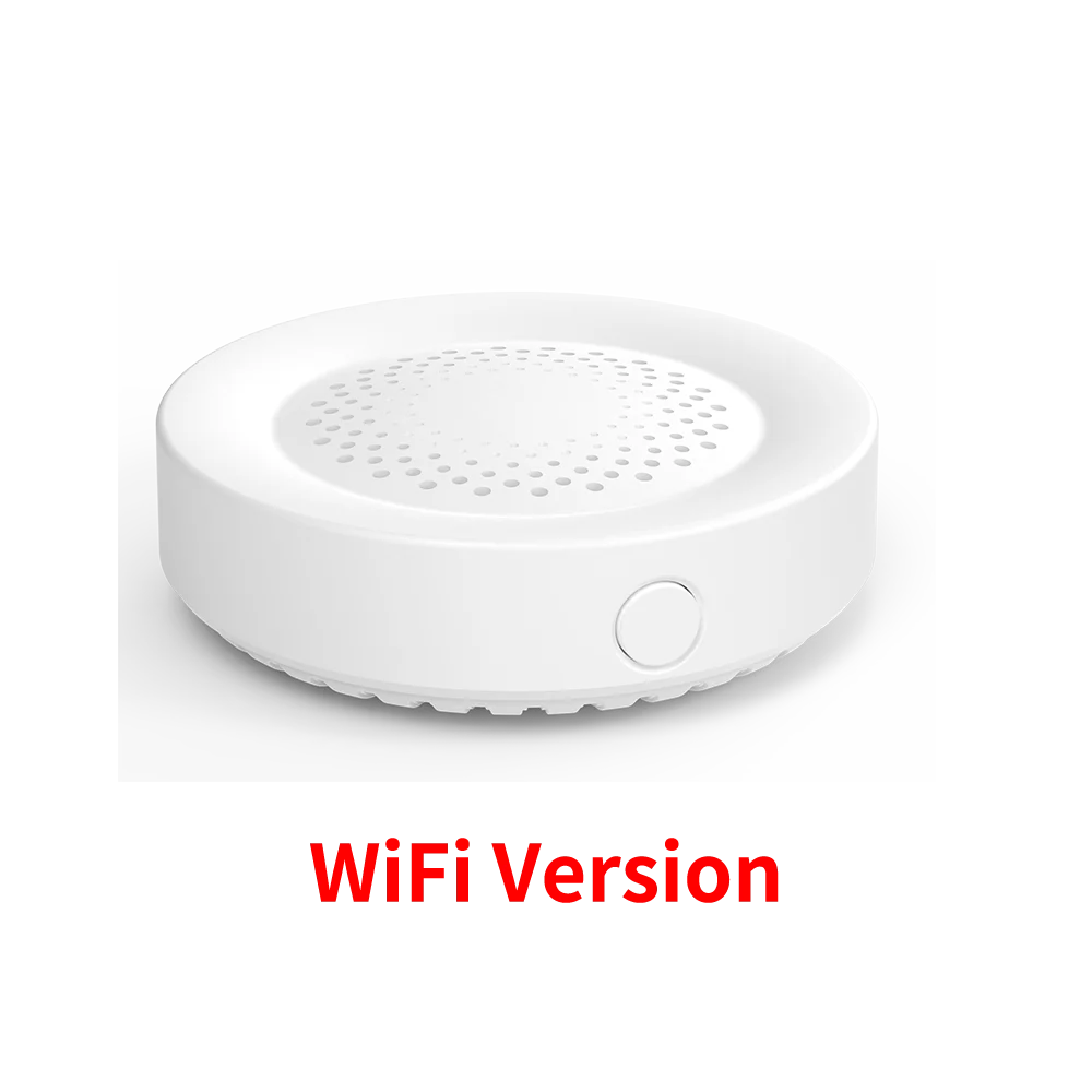Tuya WiFi Siren Alarm - Smart Home Security 100dB Speaker, Alexa &amp; Tuya Compatible White WiFi Version