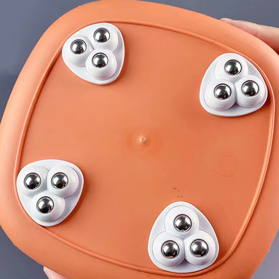 4 Τμχ Ρόδες Περιστρεφόμενες Χωρίς Θόρυβο Αυτοκόλλητες Καθολικές