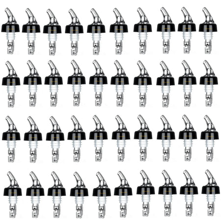 Automatic Measure Liquor Pourers &ndash; Durable Virgin Plastic 40PCS 60ML